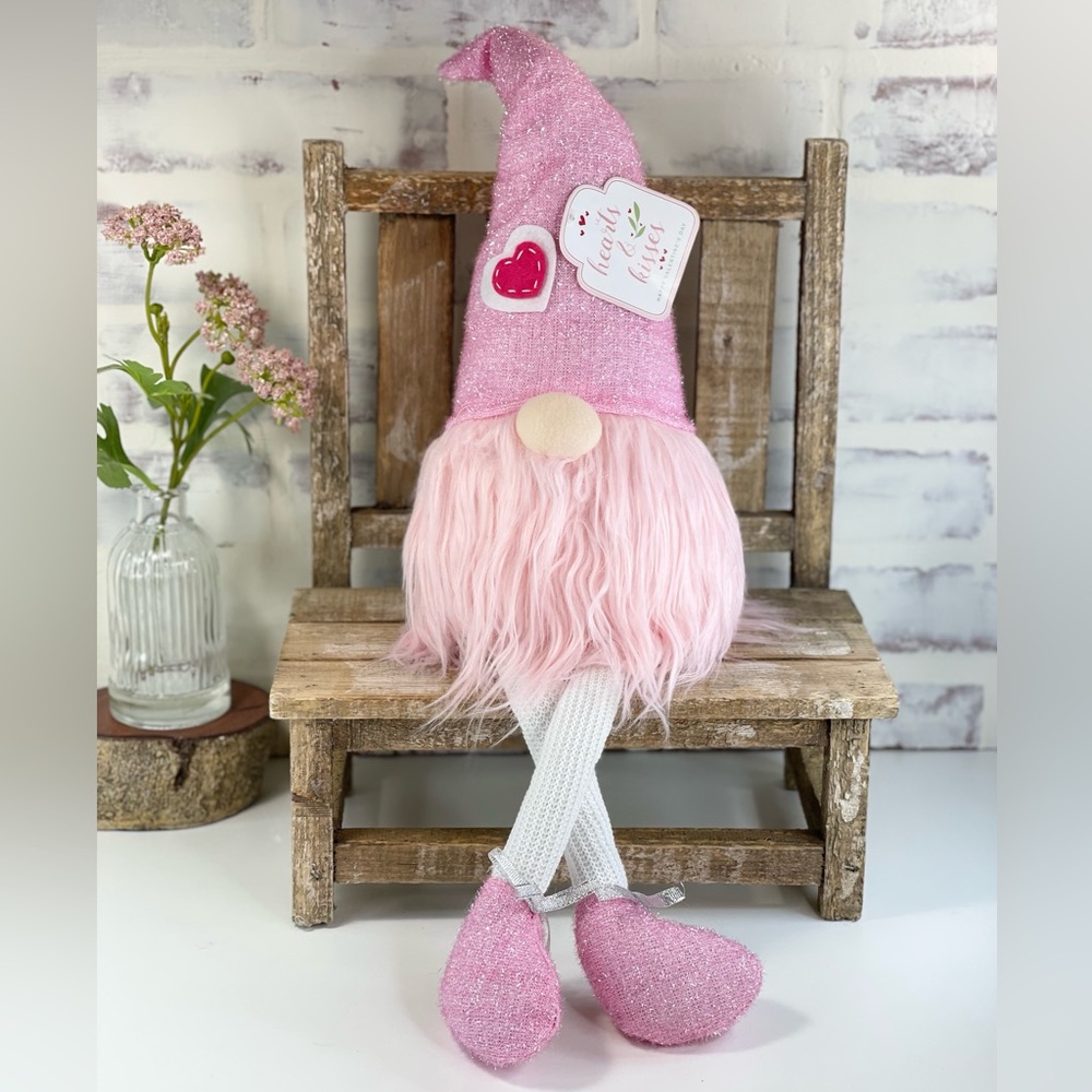 Pink Gnome Valentine’s Day Decor 21”Tall